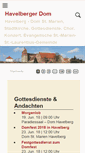 Mobile Screenshot of havelberg-dom.de